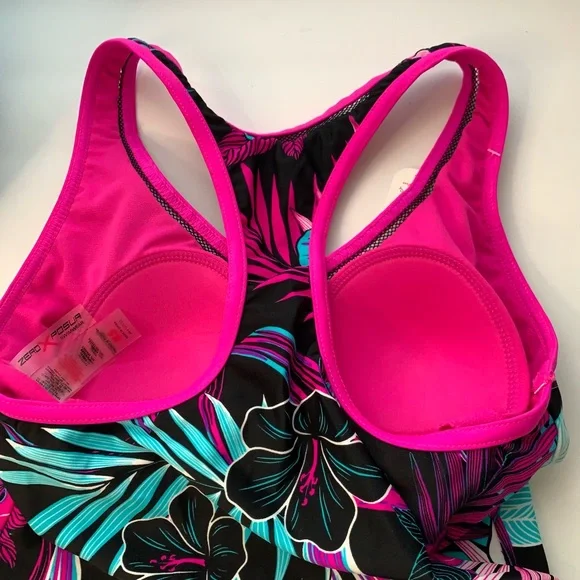 ZeroXposur Mesh Action floral Tankini XS, M - Picture 6 of 14